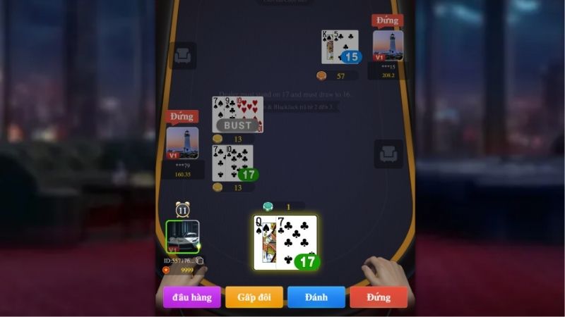 Cách thắng dựa vào xì bảng, xì dách, ngũ linh